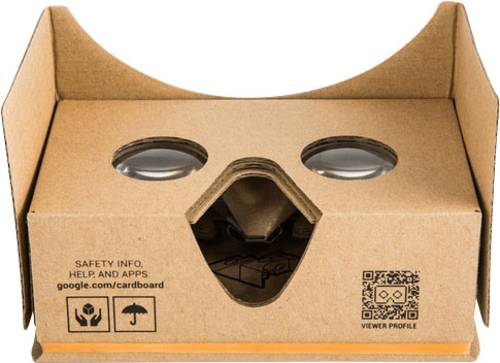 Renkforce Headmount Google 3D VR Virtual Reality Brille Braun von Renkforce