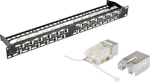 Renkforce KS10 24 Port Netzwerk-Patchpanel 483mm (19 ) CAT 6a 1 HE von Renkforce