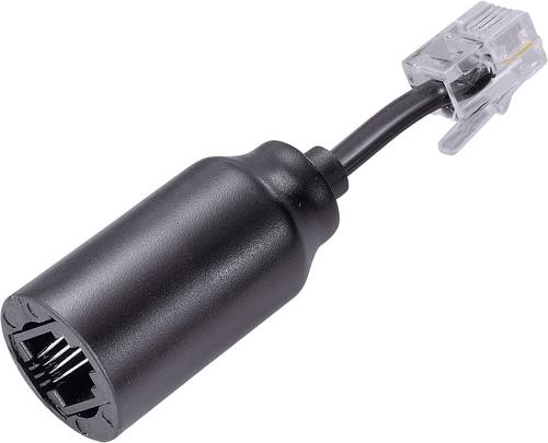 Renkforce Kabel-Entzwirler Adapter [1x RJ10-Stecker 4p4c - 1x RJ10-Buchse 4p4c] 3.00cm Schwarz von Renkforce