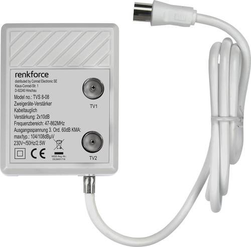 Renkforce Kabel-TV Verstärker 10 dB von Renkforce