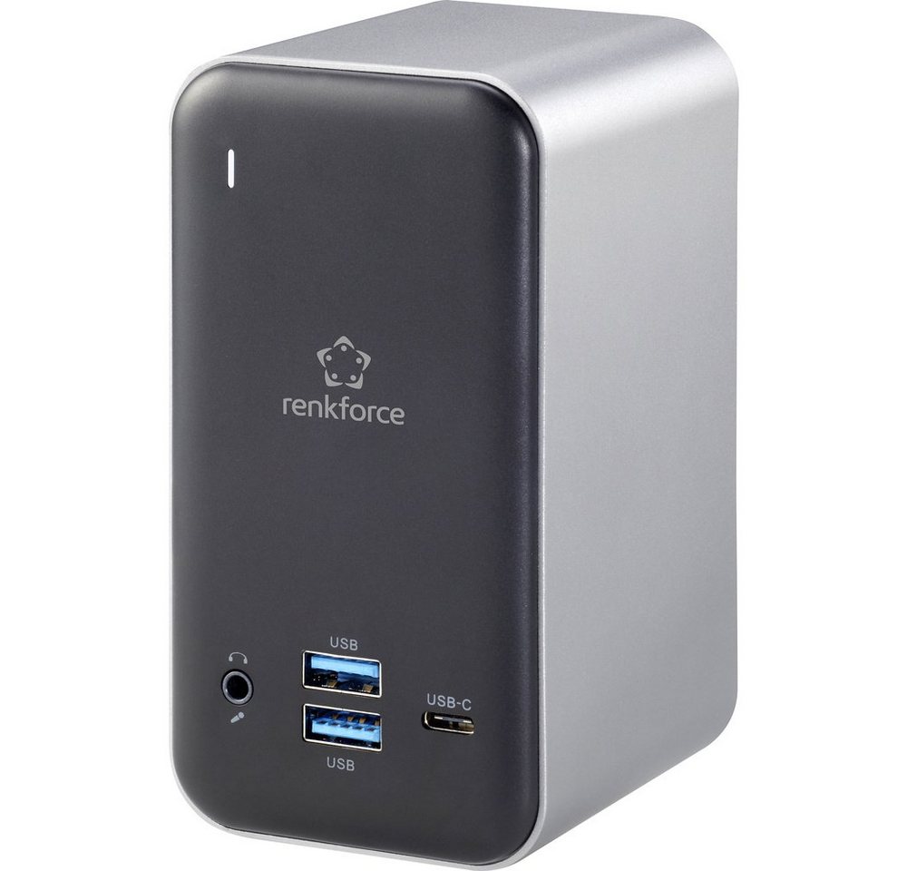 Renkforce Laptop-Dockingstation Renkforce USB-C® Dockingstation RF-DKS-650 Passend für Marke Dockings von Renkforce