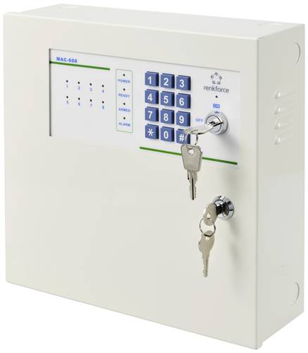 Renkforce MAC-608 MAC-608 Alarmzentrale Alarmzonen 8x Drahtgebunden Renkforce MAC-608 MAC-608 Alarmzentrale Alarmzonen 8x Drahtgebunden von Renkforce