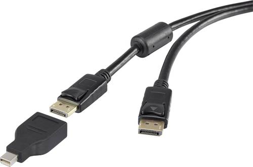 Renkforce Mini-DisplayPort / DisplayPort Adapterkabel Mini DisplayPort Stecker, DisplayPort Stecker von Renkforce