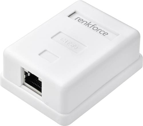 Renkforce Netzwerkadapter Aufputz CAT 5e Weiß Renkforce Netzwerkadapter Aufputz CAT 5e Weiß von Renkforce