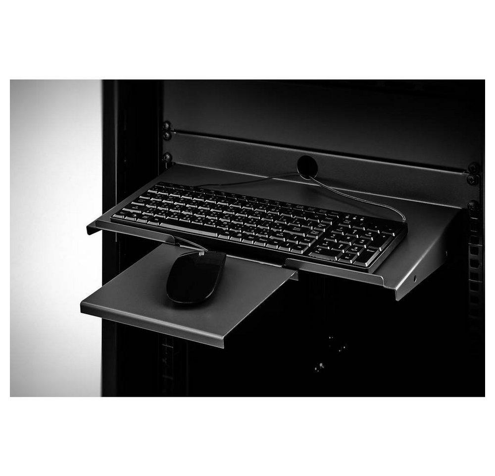 Renkforce Netzwerkschrank 48.26 cm (19) Tastaturablage 1 HE von Renkforce