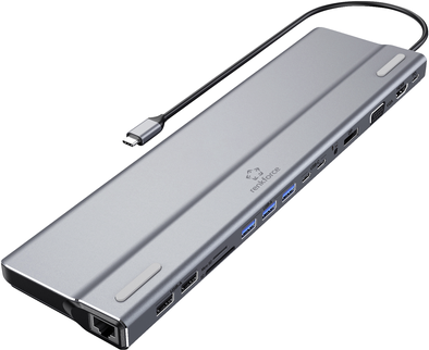 Renkforce Notebook Dockingstation RF-DKS-902 Passend für Marke (Notebook Dockingstations): Universal integrierter Kartenleser (RF-5592404) von Renkforce