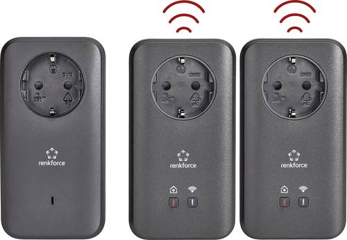 Renkforce PL600D WiFi Powerline WLAN Network Kit RF-3385558 500MBit/s Renkforce PL600D WiFi Powerline WLAN Network Kit RF-3385558 500MBit/s von Renkforce