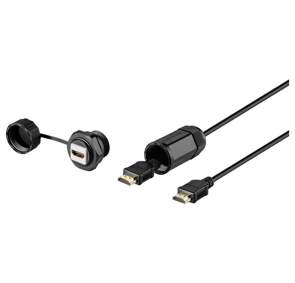 Renkforce Professional IP68 HDMI® Kabel TV-Adapter, Wasserdicht von Renkforce