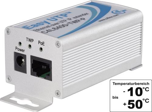 Renkforce RF-1601832 Netzwerkverlängerung 2-Draht Reichweite (max.): 500m 1 St. 100MBit/s mit PoE-F von Renkforce