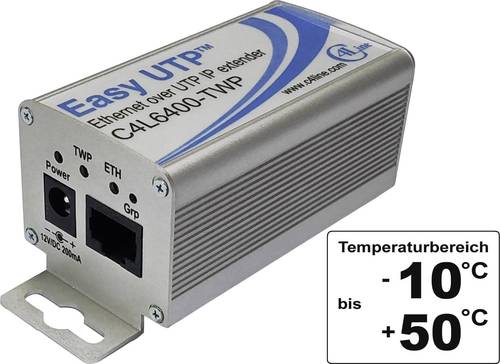 Renkforce RF-2555340 Netzwerkverlängerung 2-Draht Reichweite (max.): 500m 1 St. 100MBit/s ohne PoE- von Renkforce