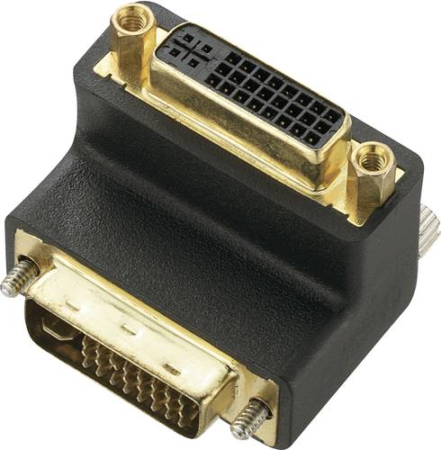 Renkforce RF-2959686 DVI Adapter [1x DVI-Stecker 24+5pol. - 1x DVI-Buchse 24+5pol.] Schwarz von Renkforce