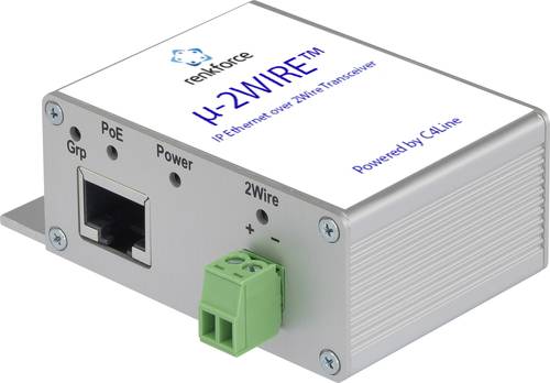 Renkforce RF-3395610 Netzwerkverlängerung 2-Draht Reichweite (max.): 300m 1 St. 200MBit/s mit PoE-F von Renkforce