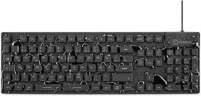 Renkforce RF-3561816 Tastatur USB + PS/2 QWERTZ Deutsch Schwarz (RF-3561816) von Renkforce