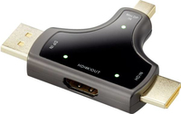 Renkforce RF-3846636 Videokabel-Adapter DisplayPort + Mini DisplayPort + HDMI HDMI Schwarz (RF-3846636) von Renkforce