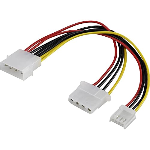 Renkforce RF-4166421 Verlaengerungskabel Stecker 1x IDE-Strom-Buchse 4pol, Floppy, 3 Stück Renkforce RF-4166421 Verlaengerungskabel Stecker 1x IDE-Strom-Buchse 4pol, Floppy, 3 Stück von Renkforce