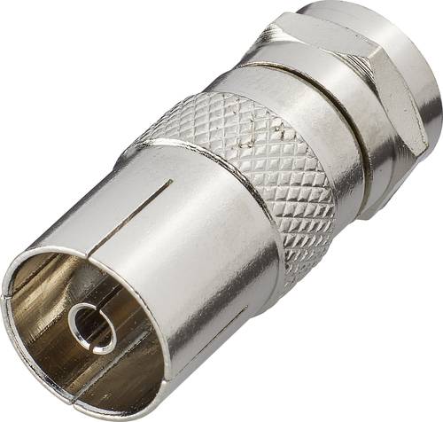 Renkforce RF-4196979 F-Koax-Adapter Anschlüsse: F-Stecker, Koax-Buchse IEC von Renkforce