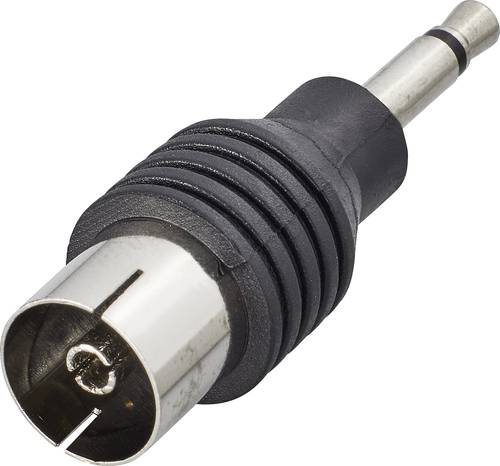 Renkforce RF-4197105 Klinke-Koax-Adapter Anschlüsse: Klinkenstecker 3,5 mm, Koax-Buchse IEC von Renkforce