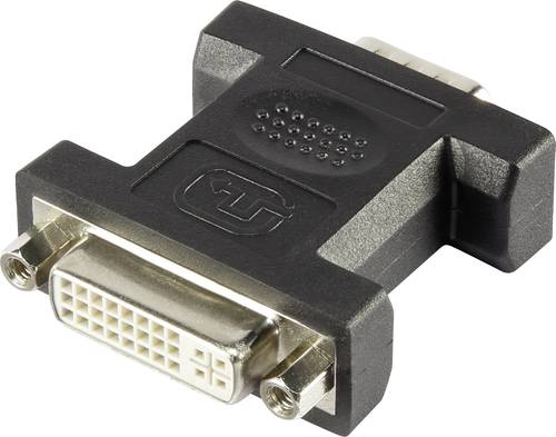Renkforce RF-4212234 DVI / VGA Adapter [1x DVI-Buchse 24+5pol. - 1x VGA-Stecker] Weiß schraubbar von Renkforce