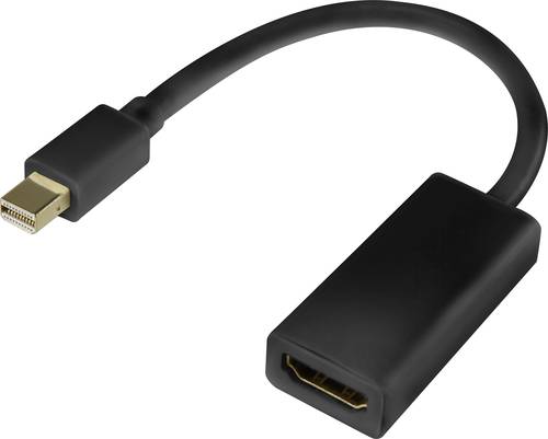 Renkforce RF-4229013 DisplayPort / HDMI Adapter [1x Mini-DisplayPort Stecker - 1x HDMI-Buchse] Schwa von Renkforce