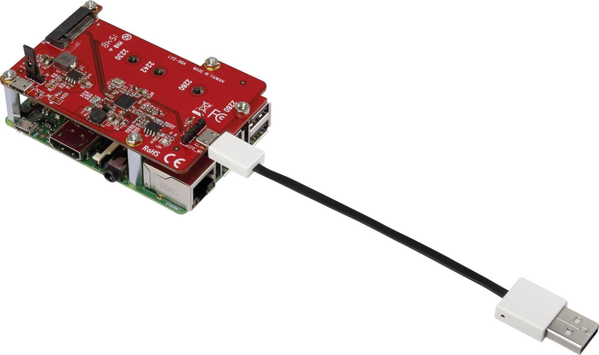 Renkforce RF-4461291 Zubehör für Entwicklungsplatinen Erweiterungsplatine Rot (RF-4461291) von Renkforce