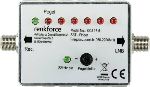 Renkforce RF-4470372 SAT Finder von Renkforce