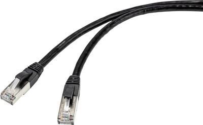 Renkforce RF-4538210 Netzwerkkabel Schwarz 50 m Cat6a S/FTP (S-STP) (RF-4538210) von Renkforce