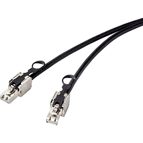 Renkforce RF-4538218 RJ45 Netzwerkkabel, Patchkabel CAT 6a S/FTP 30.00 m Schwarz mit Zugring zur Entriegelung 1 St. Renkforce RF-4538218 RJ45 Netzwerkkabel, Patchkabel CAT 6a S/FTP 30.00 m Schwarz mit Zugring zur Entriegelung 1 St. von Renkforce