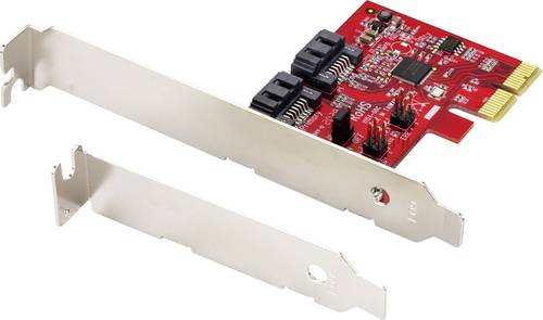 Renkforce RF-4679590 2 Port RAID Controller PCIe x4 Passend für (SSD): SATA SSD inkl. Low-Profile S von Renkforce