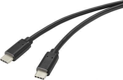 Renkforce RF-4716840 USB Kabel 1 m USB 2.0 USB A USB C Schwarz (RF-4716840) von Renkforce