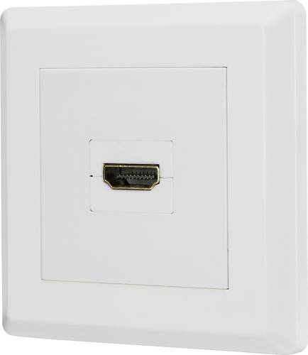 Renkforce RF-4724906 HDMI Adapter [1x HDMI-Buchse - 1x HDMI-Buchse] Weiß vergoldete Steckkontakte von Renkforce