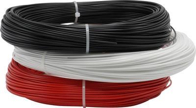 Renkforce RF-4738582 Filament ABS 1.75 mm 600 g Schwarz, Weiß, Rot 1 St. (RF-4738582) von Renkforce