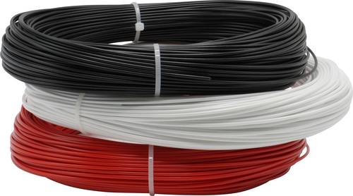 Renkforce RF-4738582 Filament ABS 1.75mm 600g Schwarz, Weiß, Rot 1St. von Renkforce