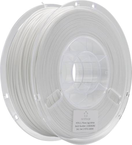 Renkforce RF-4738594 Filament PETG 1.75mm 1000g Weiß 1St. von Renkforce