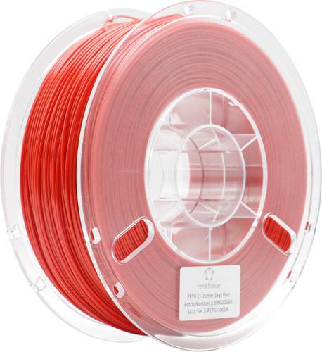 Renkforce RF-4738596 Filament PETG 1.75mm 1000g Rot 1St. von Renkforce