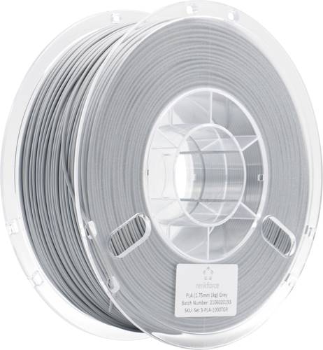 Renkforce RF-4738604 Filament PLA 1.75mm 1000g Grau (matt) 1St. von Renkforce