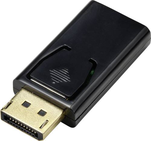 Renkforce RF-4746622 HDMI / DisplayPort Adapter [1x DisplayPort Stecker - 1x HDMI-Buchse] Schwarz von Renkforce