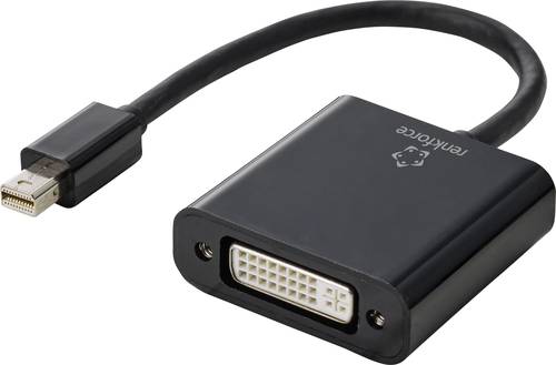 Renkforce RF-4769258 DisplayPort / DVI Adapter [1x Mini-DisplayPort Stecker - 1x DVI-Buchse 24+5pol. von Renkforce