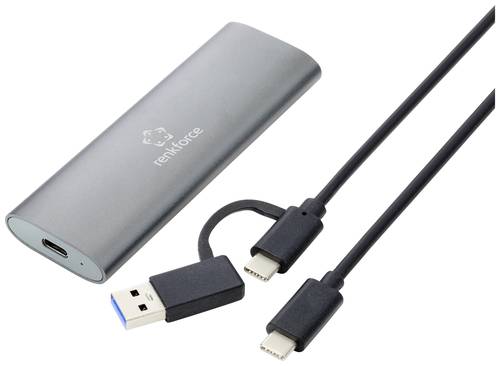 Renkforce RF-5052920 M.2-Festplatten-Gehäuse M.2 2230, M.2 2242, M.2 2260, M.2 2280 USB-C® USB 3.2 von Renkforce