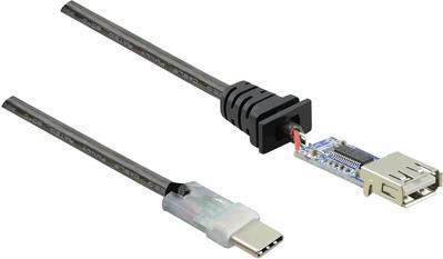 Renkforce RF-5067256. Kabellänge: 10 m, Anschluss 1: USB C, Anschluss 2: USB A, USB-Version: USB 2.0, Maximale Datenübertragungsrate: 480 Mbit/s, Beschichtung Steckerkontakte: Gold, Produktfarbe: Schwarz (RF-5067256) Renkforce RF-5067256. Kabellänge: 10 m, Anschluss 1: USB C, Anschluss 2: USB A, USB-Version: USB 2.0, Maximale Datenübertragungsrate: 480 Mbit/s, Beschichtung Steckerkontakte: Gold, Produktfarbe: Schwarz (RF-5067256) von Renkforce