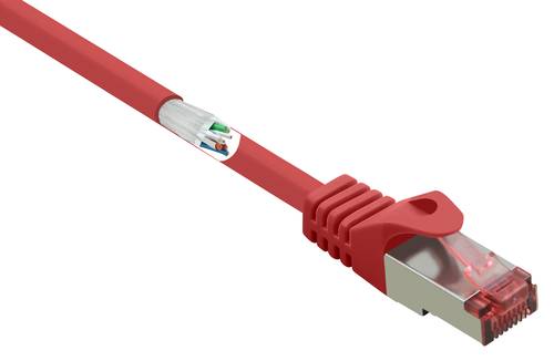 Renkforce RF-5176542 RJ45 Netzwerkkabel, Patchkabel CAT 6 S/FTP 2.00m Rot mit Rastnasenschutz, vergo von Renkforce