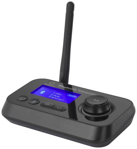 Renkforce RF-BTR-210 Bluetooth® Musik-Sender/Empfänger Bluetooth Version: 5.0 10m integrierte LED- von Renkforce