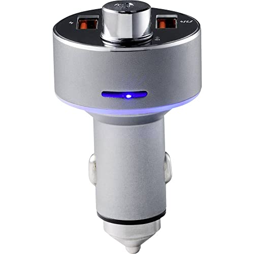 Renkforce RF-CAR-100 FM Transmitter Bluetooth® inkl. Freisprechfunktion, mit Kartenslot, Integrierter MP3-Player von Renkforce