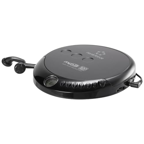 Renkforce RF-CDP-200 Tragbarer CD-Player CD, MP3 Schwarz von Renkforce