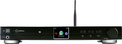 Renkforce RF-DAB-IR1700 Radio-Adapter Internetradio, DAB+, UKW, WLAN, LAN, Bluetooth®, DLNA DLNA-fähig Aluminium (gebürstet) (MA-20) von Renkforce