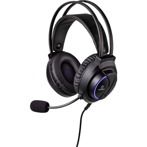 Renkforce RF-GHD-200 Gaming Over Ear Headset kabelgebunden Stereo Schwarz Lautstärkeregelung von Renkforce