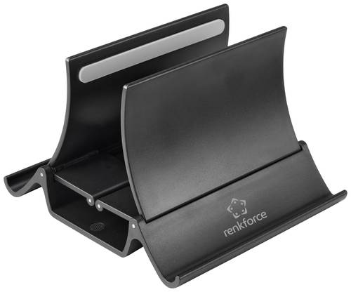 Renkforce RF-LTS-120 Notebook-Ständer - vertikaler 3-in-1 Laptop-, Tablet- und Handy-Ständer von Renkforce