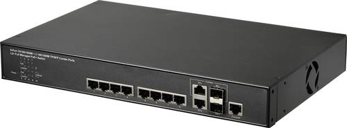 Renkforce RF-MSW-600 Netzwerk Switch RJ45/SFP+ 8 + 2 Port 1 GBit/s PoE-Funktion von Renkforce