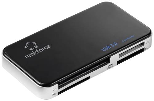Renkforce RF-PCR-350 Externer Speicherkartenleser USB 3.0 Schwarz Renkforce RF-PCR-350 Externer Speicherkartenleser USB 3.0 Schwarz von Renkforce