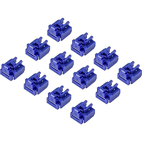 Renkforce RJ45 LAN Port Schloss RF-4695228 12er Set Blau RF-4695228 von Renkforce