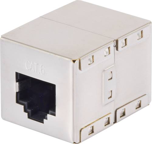 Renkforce RJ45 Netzwerk Adapter CAT 6 [1x RJ45-Buchse - 1x RJ45-Buchse] Metall von Renkforce